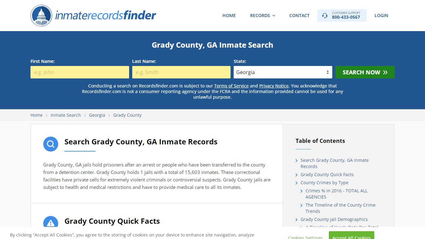 Grady County, GA Inmate Lookup & Jail Records Online